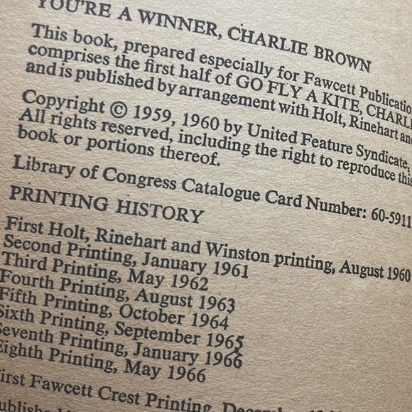 Charlie Brown vintage book 1960’s - Picture 8 of 12